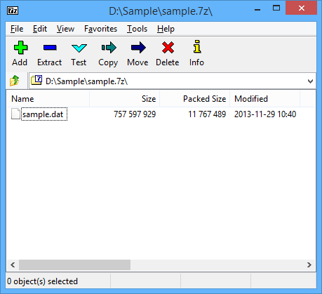 Screenshot for Easy 7-Zip 0.1.2