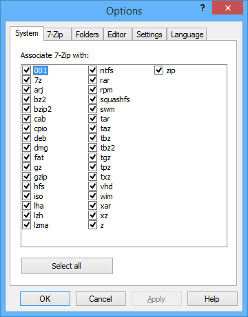 7 Zip Command Line Bzip2